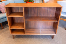 Load image into Gallery viewer, Vintage Walnut Curio Display Cabinet
