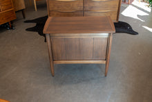 Load image into Gallery viewer, Vintage Walnut Record Stand
