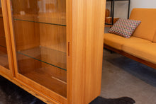Load image into Gallery viewer, Vintage Teak Display Cabinet by Poul Hundevad on a Custom Base
