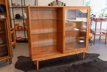 Load image into Gallery viewer, Vintage Teak Display Cabinet by Poul Hundevad on a Custom Base
