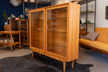 Load image into Gallery viewer, Vintage Teak Display Cabinet by Poul Hundevad on a Custom Base
