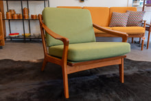 Load image into Gallery viewer, Restored Danish Teak Lounge Chair with Custom Premium Upholstery
