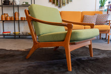 Load image into Gallery viewer, Restored Danish Teak Lounge Chair with Custom Premium Upholstery
