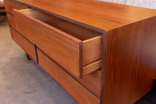 Load image into Gallery viewer, Vintage Teak Six Drawer Dresser
