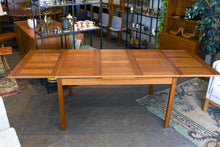 Load image into Gallery viewer, Restored Vejle Stole Drawleaf Dining Table
