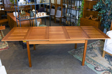 Load image into Gallery viewer, Restored Vejle Stole Drawleaf Dining Table
