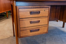 Load image into Gallery viewer, Vintage Rosewood Executive Desk
