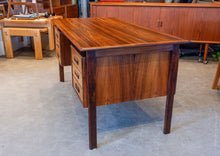 Load image into Gallery viewer, Vintage Rosewood Executive Desk
