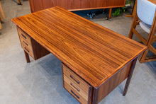 Load image into Gallery viewer, Vintage Rosewood Executive Desk

