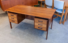 Load image into Gallery viewer, Vintage Rosewood Executive Desk
