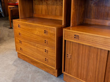 Load image into Gallery viewer, Vintage Teak Cabinet with Topper
