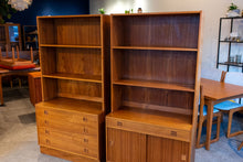 Load image into Gallery viewer, Vintage Teak Cabinet with Topper
