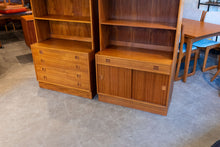 Load image into Gallery viewer, Vintage Teak Cabinet with Topper
