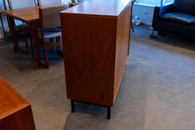 Load image into Gallery viewer, Vintage Teak Tambour Door Office Cabinet
