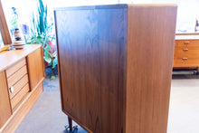 Load image into Gallery viewer, Vintage Teak Tallboy Dresser

