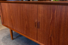 Load image into Gallery viewer, Vintage Teak Tambour Door Sideboard
