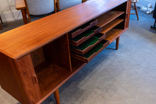 Load image into Gallery viewer, Vintage Teak Tambour Door Sideboard
