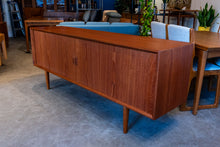 Load image into Gallery viewer, Vintage Teak Tambour Door Sideboard
