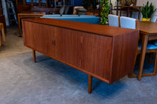 Load image into Gallery viewer, Vintage Teak Tambour Door Sideboard
