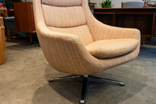 Load image into Gallery viewer, Vintage Upholstered Swivel Egg Chairs
