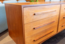 Load image into Gallery viewer, Vintage Teak Nine Drawer Dresser by RS Associates
