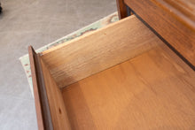 Load image into Gallery viewer, Vintage Mid Century Modern Walnut Four Drawer Dresser
