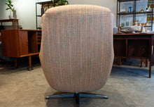 Load image into Gallery viewer, Vintage Upholstered Swivel Egg Chairs
