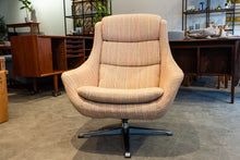 Load image into Gallery viewer, Vintage Upholstered Swivel Egg Chairs
