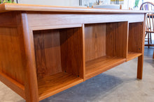 Load image into Gallery viewer, Vintage Teak Executive Desk
