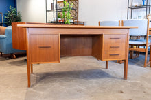 Load image into Gallery viewer, Vintage Teak Executive Desk
