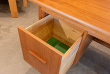 Load image into Gallery viewer, Vintage Teak Executive Desk
