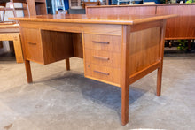 Load image into Gallery viewer, Vintage Teak Executive Desk
