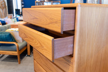 Load image into Gallery viewer, Vintage Teak Tallboy Dresser
