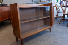 Load image into Gallery viewer, Vintage Walnut Display Cabinet
