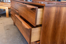 Load image into Gallery viewer, Restored Vicart Walnut Nine Drawer Dresser
