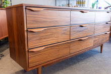 Load image into Gallery viewer, Restored Vicart Walnut Nine Drawer Dresser
