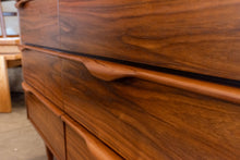 Load image into Gallery viewer, Restored Vicart Walnut Nine Drawer Dresser
