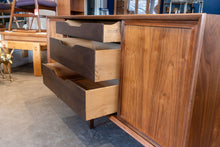 Load image into Gallery viewer, Restored Honderich Walnut Sideboard

