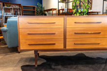 Load image into Gallery viewer, Vintage Teak Nine Drawer Dresser by RS Associates
