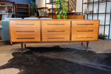 Load image into Gallery viewer, Vintage Teak Nine Drawer Dresser by RS Associates
