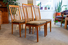 Load image into Gallery viewer, Teak Tallback Dining Chairs

