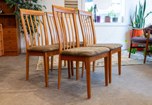 Load image into Gallery viewer, Teak Tallback Dining Chairs
