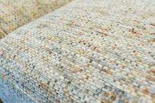 Load image into Gallery viewer, Reupholstered Vintage Solid Teak Two Seater Sofa
