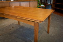 Load image into Gallery viewer, Restored Teak Drawleaf Dining Table
