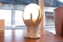 Load image into Gallery viewer, Vintage Ceramic Crystal Ball Lamp
