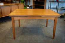 Load image into Gallery viewer, Restored Teak Drawleaf Dining Table
