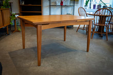 Load image into Gallery viewer, Restored Teak Drawleaf Dining Table
