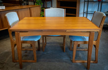 Load image into Gallery viewer, Restored Teak Drawleaf Dining Table
