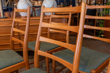 Load image into Gallery viewer, Restored Teak Tallback Dining Chairs
