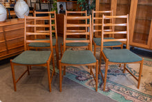 Load image into Gallery viewer, Restored Teak Tallback Dining Chairs
